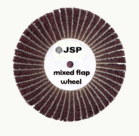 180-grit flap wheel
