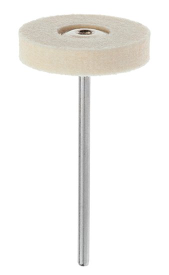 Hard felt polishing buffs, pack of 12