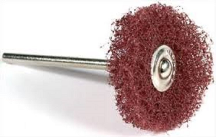 Medium satin finishing buffs, pack of 12