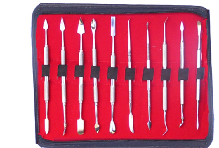 Wax carving tools, set of 10