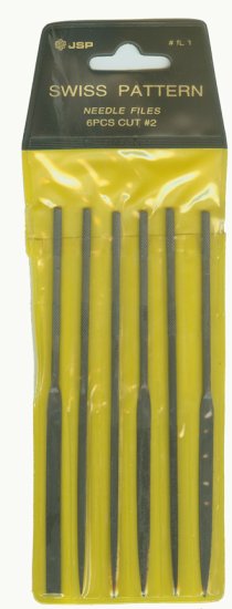 Six-piece needle-file set