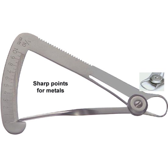 Iwanson thickness gauge for metal