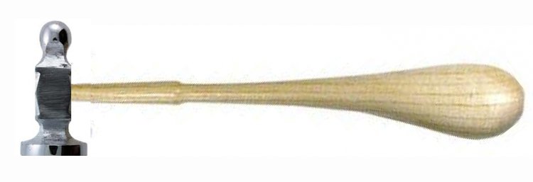 Flat-face chasing hammer