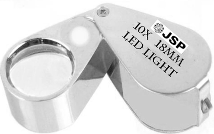 10Γ LED jewellerβs loupe