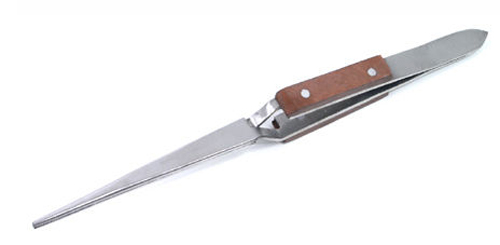 Straight cross-lock tweezers